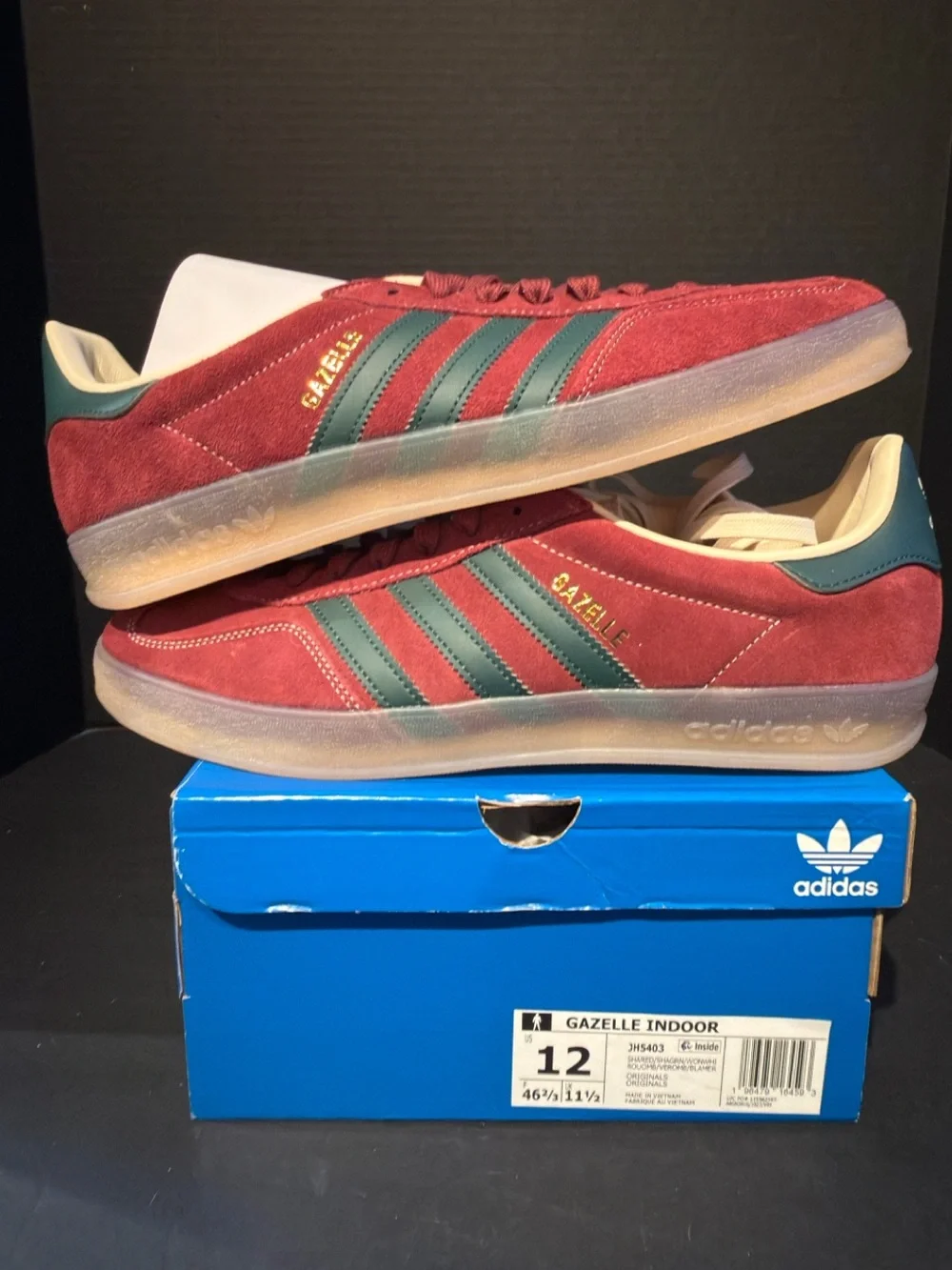 Men’s Adidas Gazelle Indoor 12M